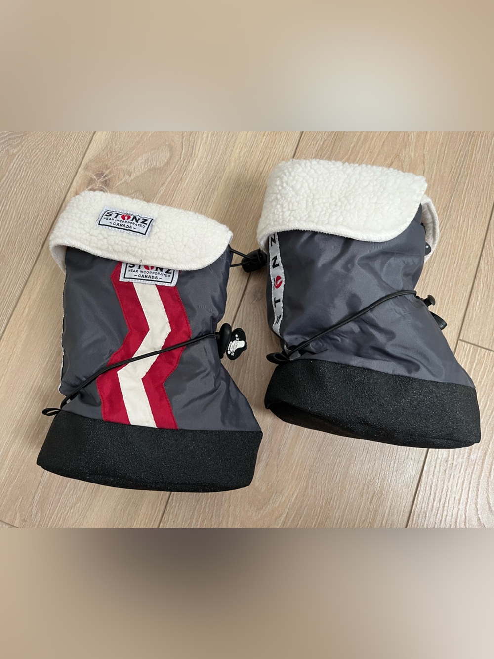 Stonz large winter booties with liners